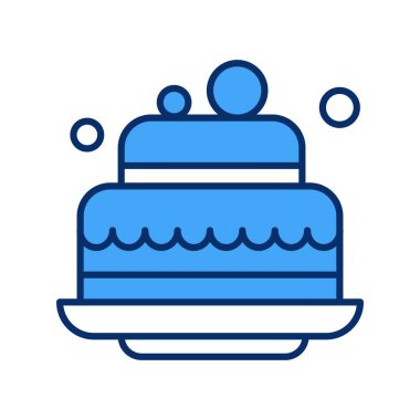 Grafik tasarım ikonu vektörü, fırın gıda konsepti 