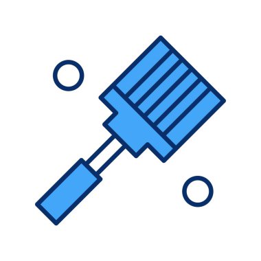 Spatula Simgesinin Vektör illüstrasyonu