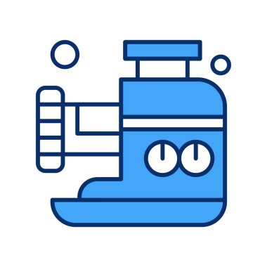 Vektör kahve makinesi Ico.