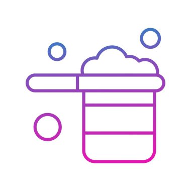 Grafik tasarım ikonu vektörü, fırın gıda konsepti 