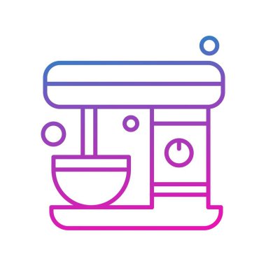 Vektör kahve makinesi Ico.