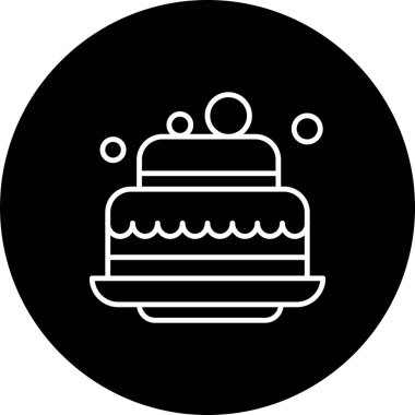 Grafik tasarım ikonu vektörü, fırın gıda konsepti 