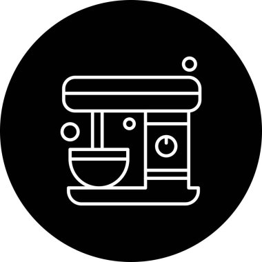 Vektör kahve makinesi Ico.