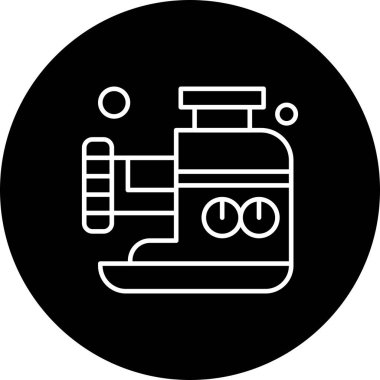 Vektör kahve makinesi Ico.