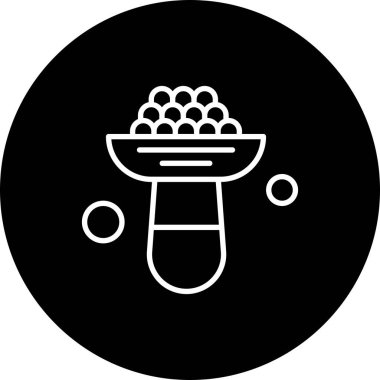 Grafik tasarım ikonu vektörü, fırın gıda konsepti 