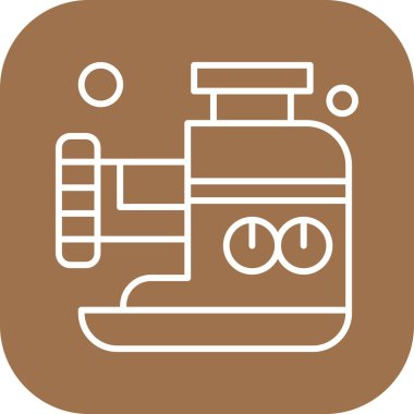Vektör kahve makinesi Ico.