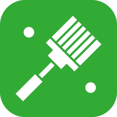 Spatula Simgesinin Vektör illüstrasyonu