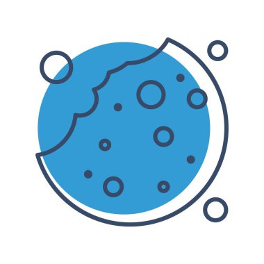  Vektör Bisküvi simgesi, vektör, illüstrasyon, fırın konsepti