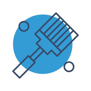 Grafik tasarım ikonu vektörü, fırın gıda konsepti 