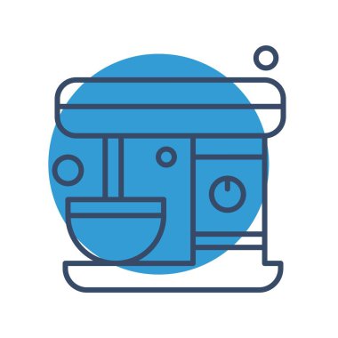 Vektör kahve makinesi Ico.