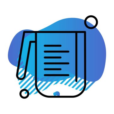 Grafik tasarım ikonu vektörü, fırın gıda konsepti 