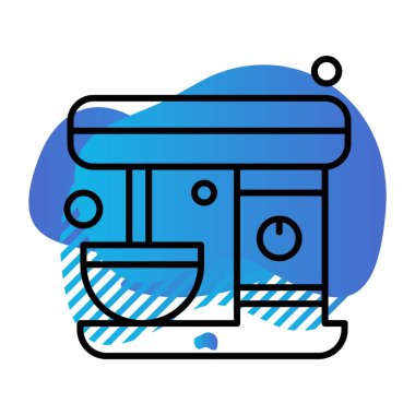 Vektör kahve makinesi Ico.