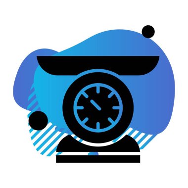 Grafik tasarım ikonu vektörü, fırın gıda konsepti 