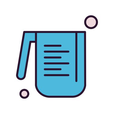 Vektör su sürahi simgesi, vektör, illüstrasyon, fırın konsepti