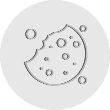  Vektör Bisküvi simgesi, vektör, illüstrasyon, fırın konsepti