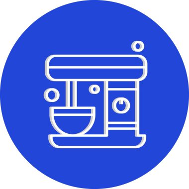 Vektör kahve makinesi Ico.