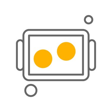  Vektör tepsisi simgesi, vektör, illüstrasyon, fırın konsepti