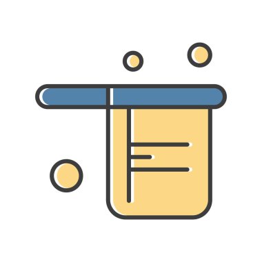 Vektör pan simgesi, vektör, illüstrasyon, fırın kavramı