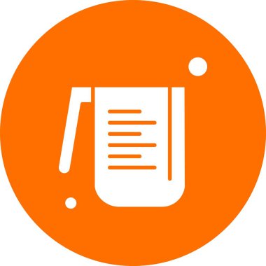 Vektör su sürahi simgesi, vektör, illüstrasyon, fırın konsepti