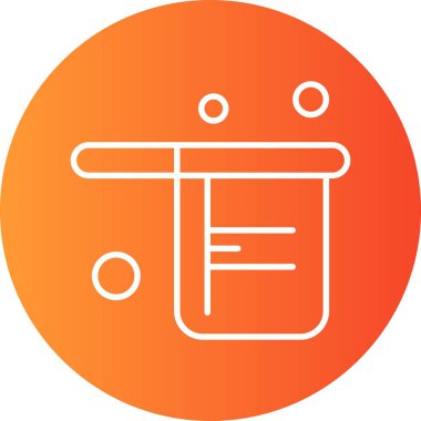 Vektör pan simgesi, vektör, illüstrasyon, fırın kavramı