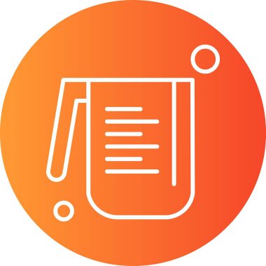 Vektör su testisi Ico