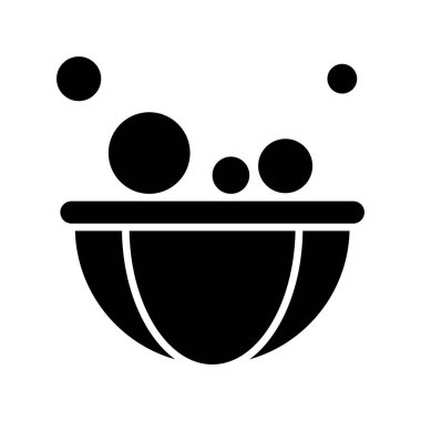 Vektör kasesi simgesi, vektör, illüstrasyon, fırın konsepti