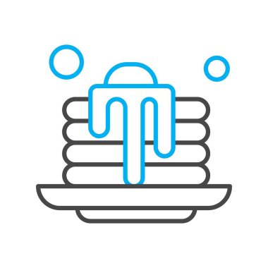 Pasta Simgesinin Vektör illüstrasyonu