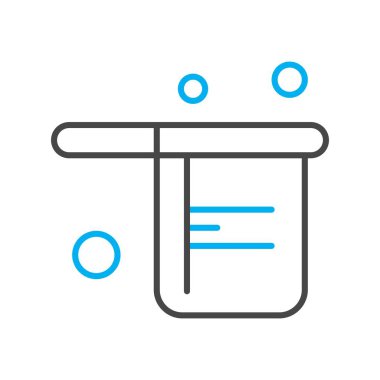 Vektör pan simgesi, vektör, illüstrasyon, fırın kavramı