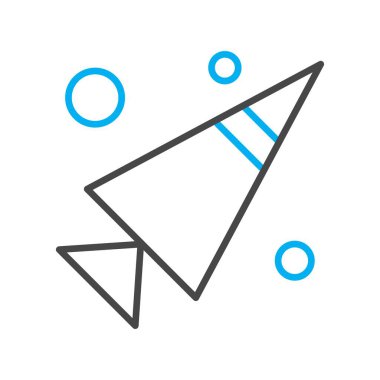 Vektör koni simgesi, vektör, illüstrasyon, fırın konsepti