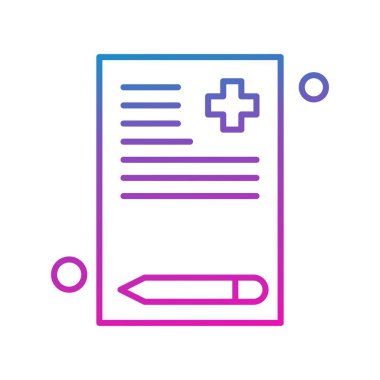 Belge Simgesi vektör illüstrasyonunu rapor et