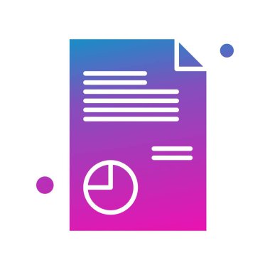 Belge Simgesi vektör illüstrasyonunu rapor et