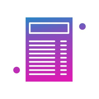 Belge Simgesi vektör illüstrasyonunu rapor et