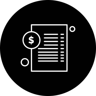 Belge Simgesi vektör illüstrasyonunu rapor et