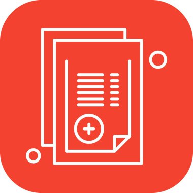 Belge Simgesi vektör illüstrasyonunu rapor et