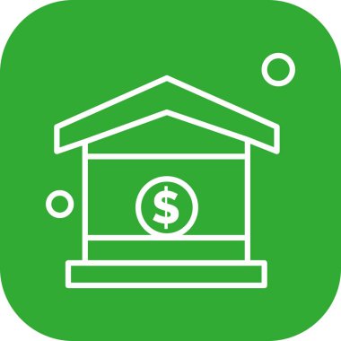 Vektör ev simgesi, vektör illüstrasyonu  