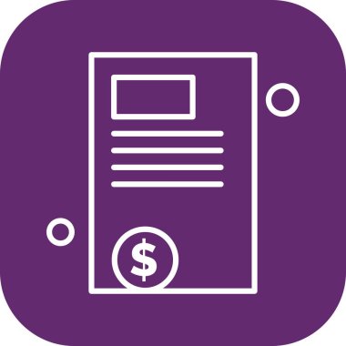 Belge Simgesi vektör illüstrasyonunu rapor et