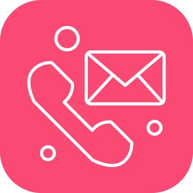 Vektör telefon simgesi, vektör illüstrasyonu  