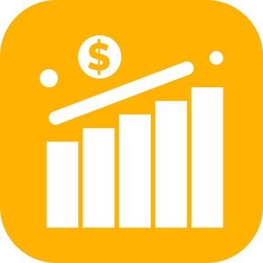 Grafik simgesinin vektör illüstrasyonu
