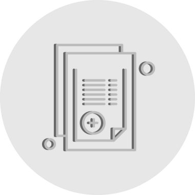 Belge Simgesi vektör illüstrasyonunu rapor et