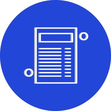 Belge Simgesi vektör illüstrasyonunu rapor et