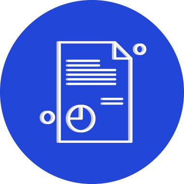 Belge Simgesi vektör illüstrasyonunu rapor et