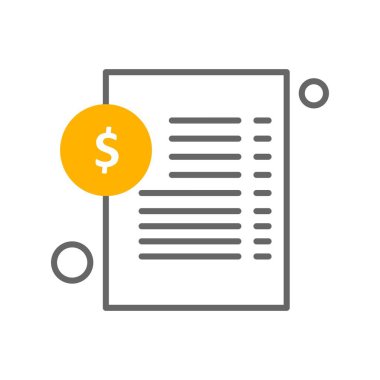 Belge Simgesi vektör illüstrasyonunu rapor et