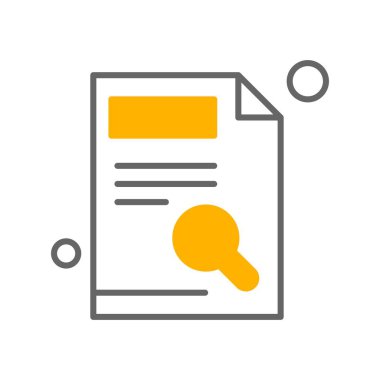 Vektör Belgesi Simgesi Dijital illüstrasyonuName