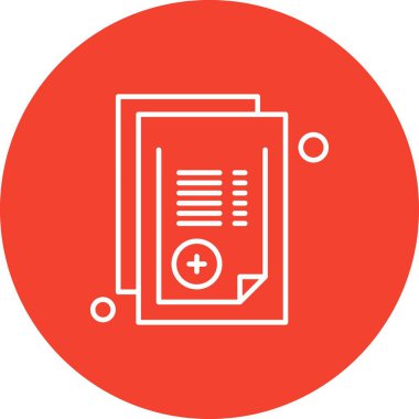 Belge Simgesi vektör illüstrasyonunu rapor et