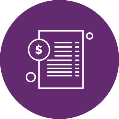 Belge Simgesi vektör illüstrasyonunu rapor et