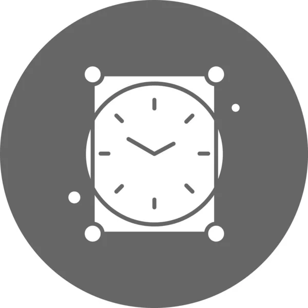 Colorido Icono Del Reloj Del Vector — Vector de stock