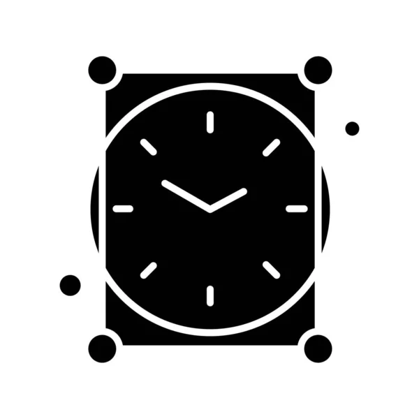 Farbenfrohe Vector Clock Icon — Stockvektor