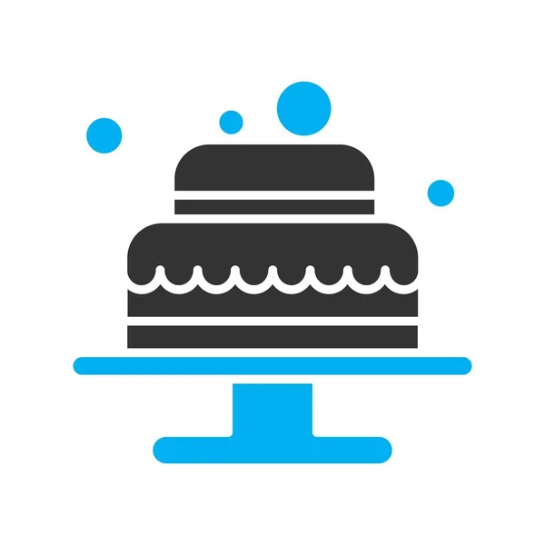 Vektorillustration Von Cake Icon — Stockvektor
