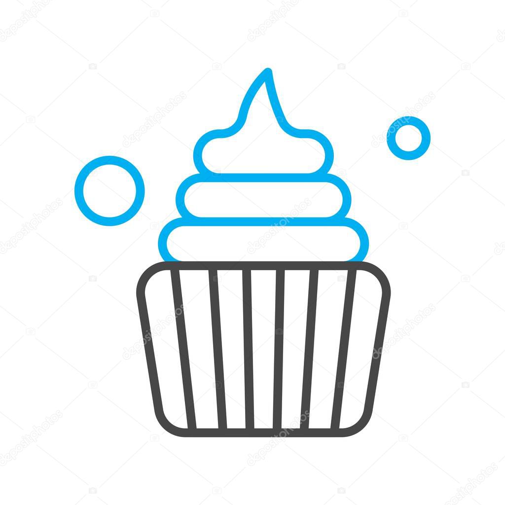 Vector Dessert icon, vector, illustration, bakery concept