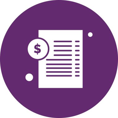 Belge Simgesi vektör illüstrasyonunu rapor et